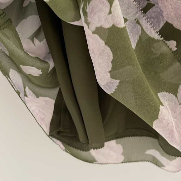 Aritzia Wilfred Wistful Dress Chiffon V-neck mini dress New Size Extra S… - Picture 8 of 9